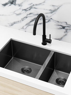 Double Bowl PVD Stainless