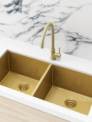Gold Kitchen Sink